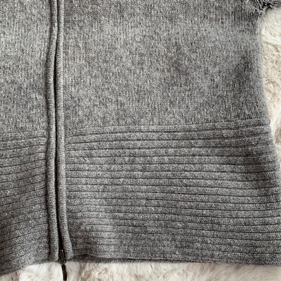 Alexandra‎ Bartlett 100% Lambswool Zip Cardigan Hoodie Sweater size medium - Picture 3 of 11